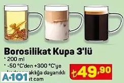 BOROSİLİKAT KUPA BOROSİLİKAT KUPA